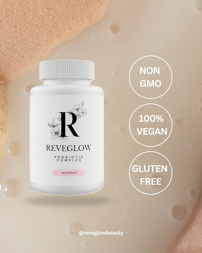 Reveglow Probiotic Complex — non-GMO, vegan, gluten free
